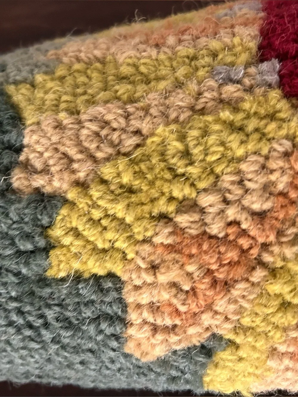 Chandler 4 Corners Hooked Wool Sunflower 162 Lumbar Pillow Laura Megroz Lumba